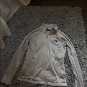 The North Face Women's Cream Fleece Jacket - Small